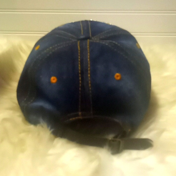Sunglass Bling 💎 Denim Baseball Cap - Picture 4 of 12